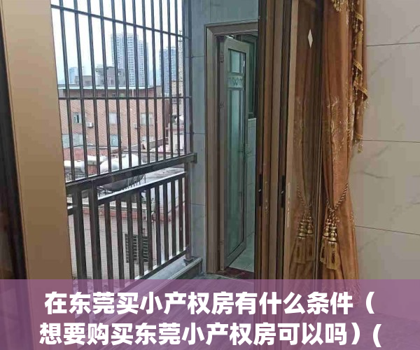 在东莞买小产权房有什么条件（想要购买东莞小产权房可以吗）(在东莞买小产权房好吗)