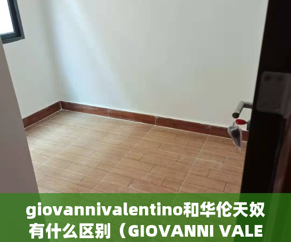 giovannivalentino和华伦天奴有什么区别（GIOVANNI VALENTINO的国内市场发展之路）