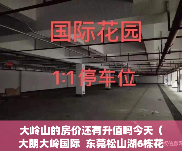 大岭山的房价还有升值吗今天（大朗大岭国际  东莞松山湖6栋花园统建楼小产权房，大朗黎贝岭6栋封闭式花园小区，有天然气，双地铁口物业，发绿本，使用率高）