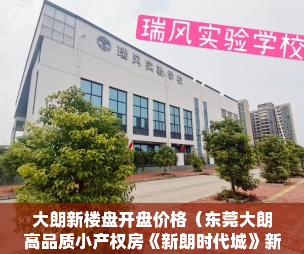 大朗新楼盘开盘价格（东莞大朗高品质小产权房《新朗时代城》新开盘优惠大！大型停车场，大朗地铁口统建楼！小产权房可以贷款吗？小产权房有没有风险？导航定位）