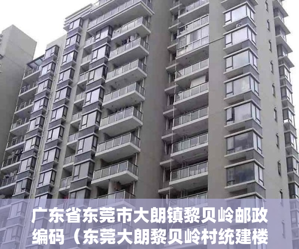 广东省东莞市大朗镇黎贝岭邮政编码（东莞大朗黎贝岭村统建楼小产权房【万象新盘】新盘出售松湖万象汇附近在售统建楼小产权房出售可分期）