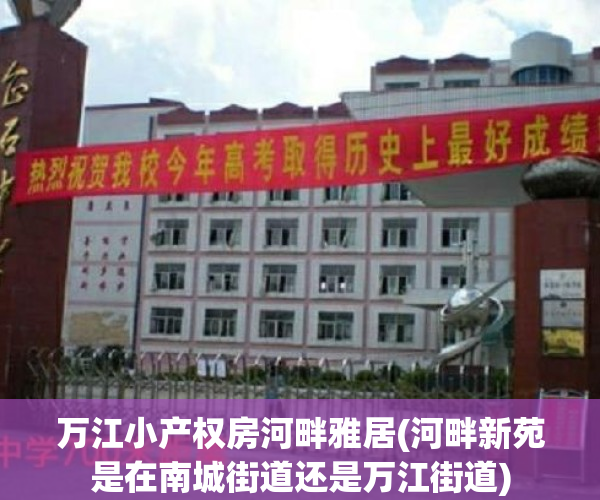 万江小产权房河畔雅居(河畔新苑是在南城街道还是万江街道)